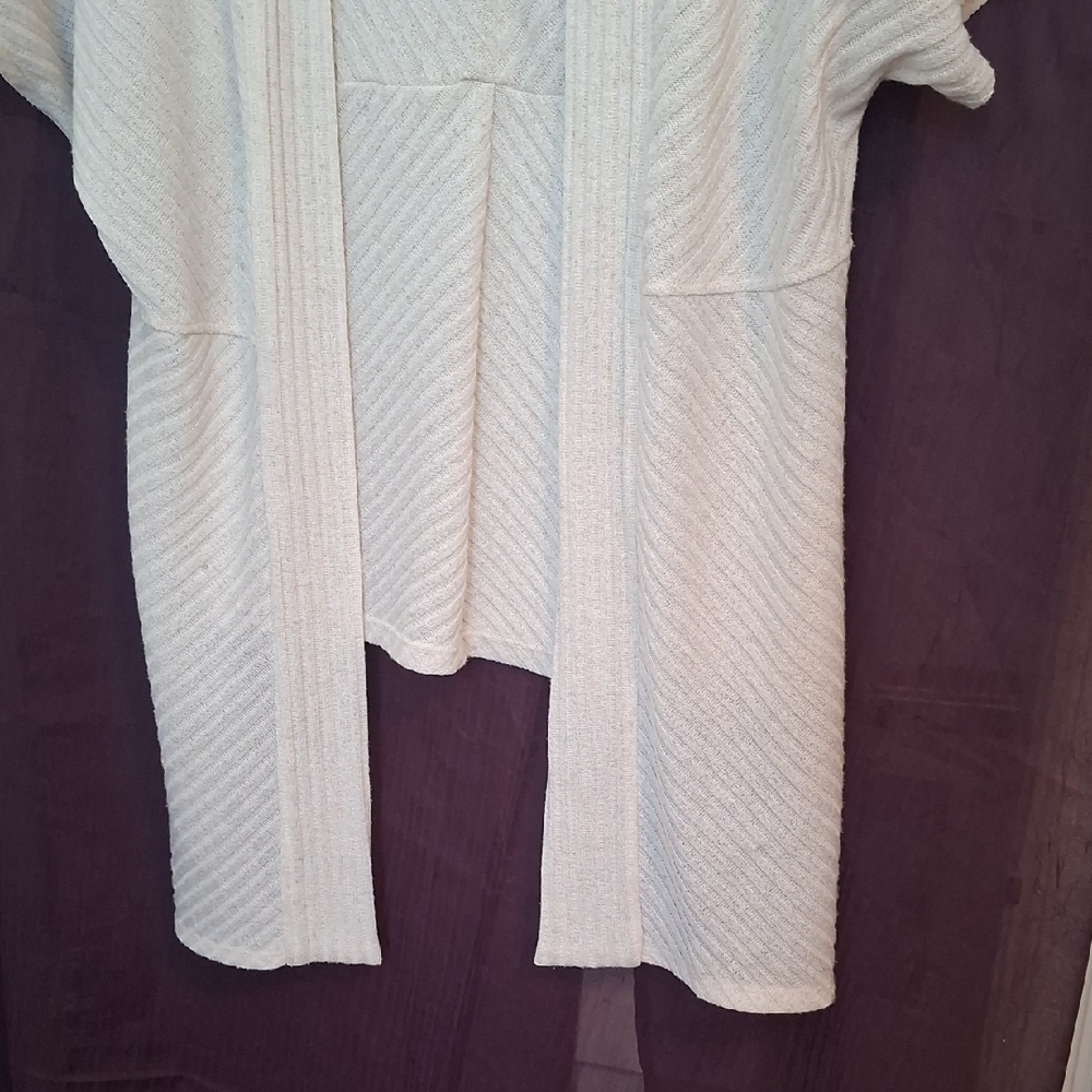 Frank Lyman Design Cream Textured Cardigan - Picture 4 of 9